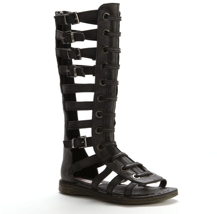 ... Too Frenzy Knee High Gladiator Sandals | Where to buy  how to wear
